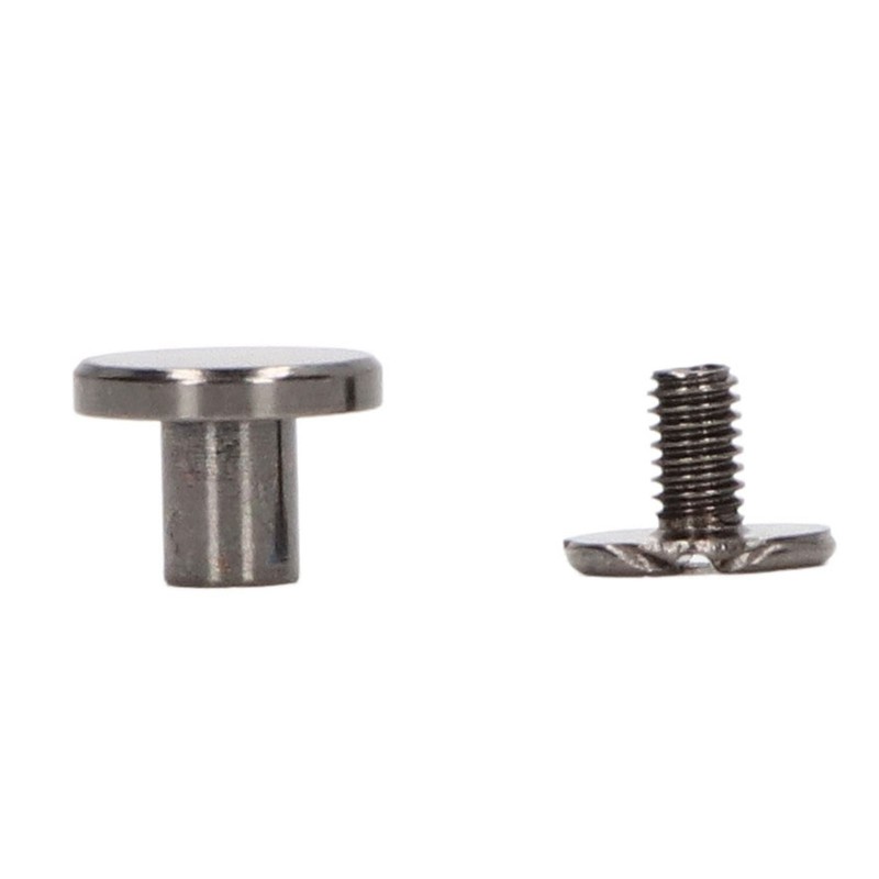 100 Sets Metal Chicago Binding Screws Electroplated Brass Arc Surface
