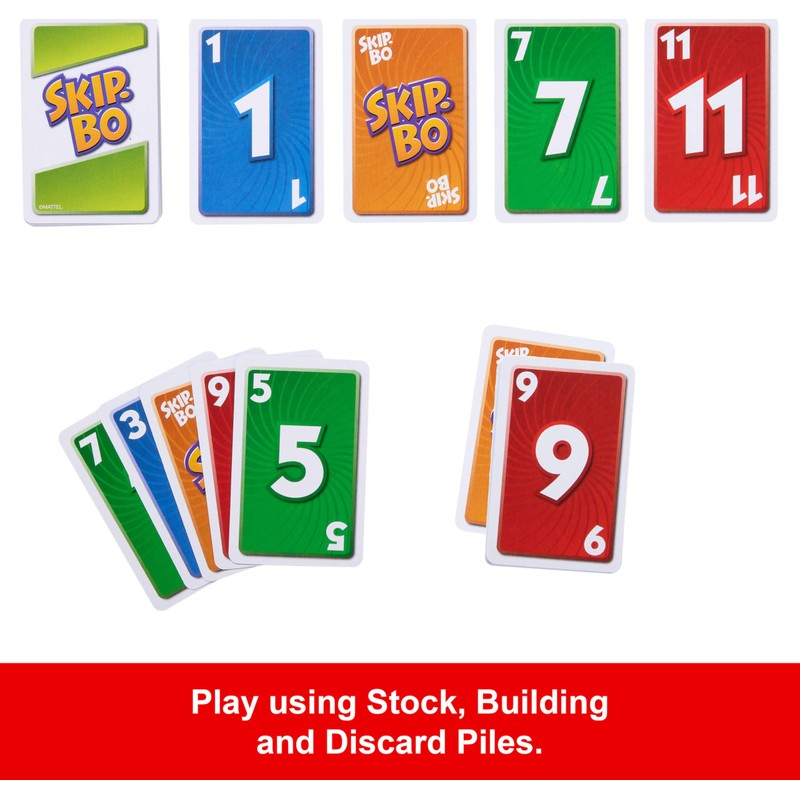 Mattel Games SKIP BO Card Game
