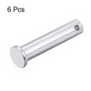 sourcing map Single Hole Clevis Pins - 10mm X 45mm