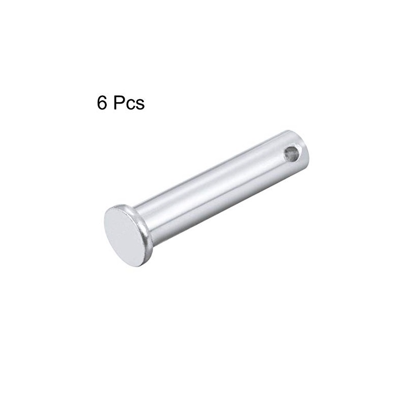 sourcing map Single Hole Clevis Pins - 10mm X 45mm