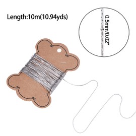 UNICRAFTALE 10m Stainless Steel Chains Soldered Necklace Chain Coreana Chains 0.5mm Hypoallergenic Metal Bracelet Chain for Women Men DIY Jewelry Making