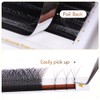 Lunamoon Eyelash Extensions, 3D W, Self-Fanning Lash, Ready-to-Use Fan Eyelash
