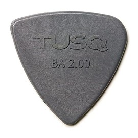 PQP-0402-G4 : TUSQ Deep Toned Bi-Angle Picks 2mm 4 Pack - Grey