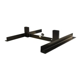 Birchwood Casey Adjustable Width Steel Target Stand - Durable Lightweight Portable Collapsible Base Target Stand for Shooting