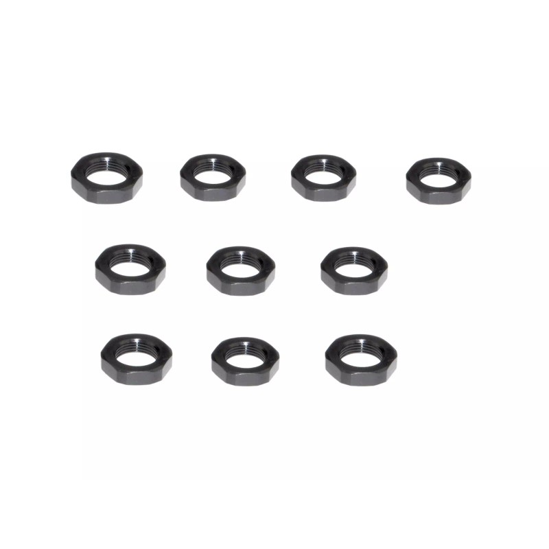 KEXUAN 1/2"-28, Jam Nut, Steel, Black - 1