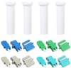 Duogalia LC Fiber Optic Dust Caps, 200 Pack LC Fiber