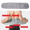 XL Back Brace Grey Breathable Removable Lumbar Support Back Brace