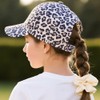XFSRG Leoprint Sun Hat Kids Girls Fashionable Baseball Cap Girls