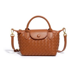 ZOVYRON Women Handbags Shoulder Strap Small Crossbody Bag PU Leather Multipurpose Messenger Bags Clutch for Women with Purse, brown