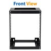 6U Wall Mount Rack Open Frame 19 Inch Server Equipment