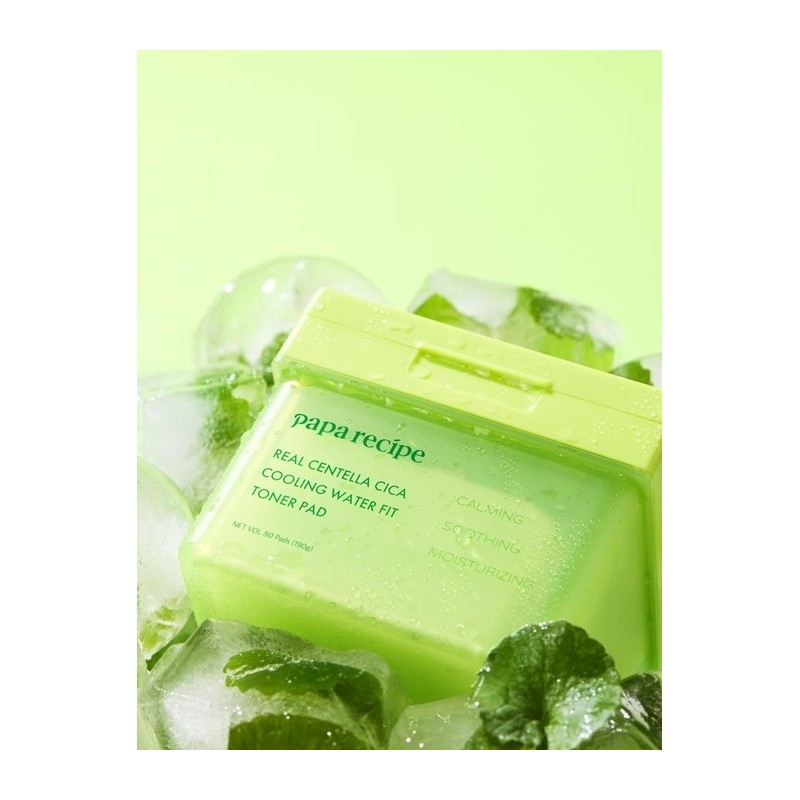 Real Centella Cica Cooling Water Fit Toner Pad (80 sheets)