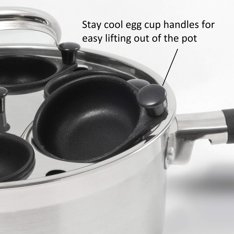 ExcelSteel Silicone Spatula Gift, Easy Use Stove Top Breakfast Brunch
