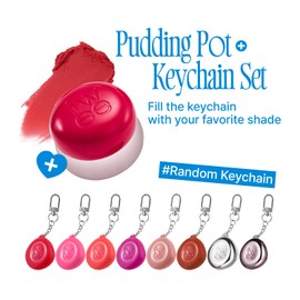 fwee Blurry Pudding Pot + Keychain SET | Airbrushed Blush & Lip, Buildable Pigment, Long-lasting, Lightweight, Easy to Blend, Natural Soft Matte Finish Makeup – Chill’n (Rich Brown) | 0.17 oz