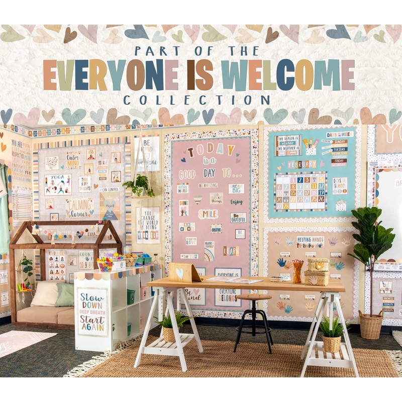 Teacher Created Resources Everyone is Welcome Welcome Bulletin Board (TCR7117)