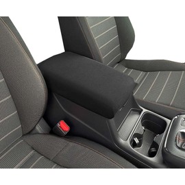 Car Console Covers Plus Made in USA Designed for Honda CRV 2023-2025 Neoprene Auto Armrest Center Console Cover Protector Black