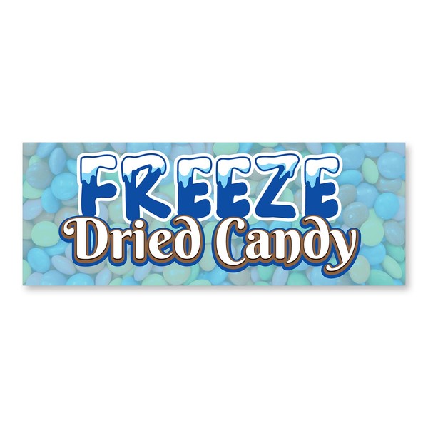 Freeze Dried Candy 12" x 4.5" Decal | Advertise Your