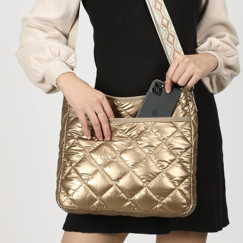 Lychii Quilted Tote Bag, Shoulder Bag, Handbag, Puffer Tote Bag,