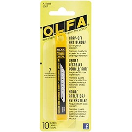 OLFA Snap-Off Art Knife Replacement Blades 10/Pkg-For 9150