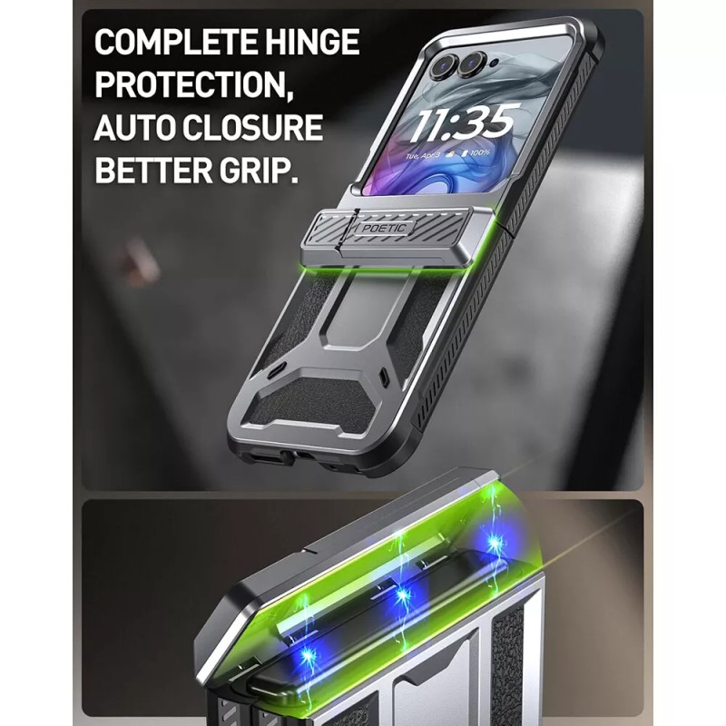 For Moto Razr 2024 Case Poetic with Kickstand Shockproof Cover