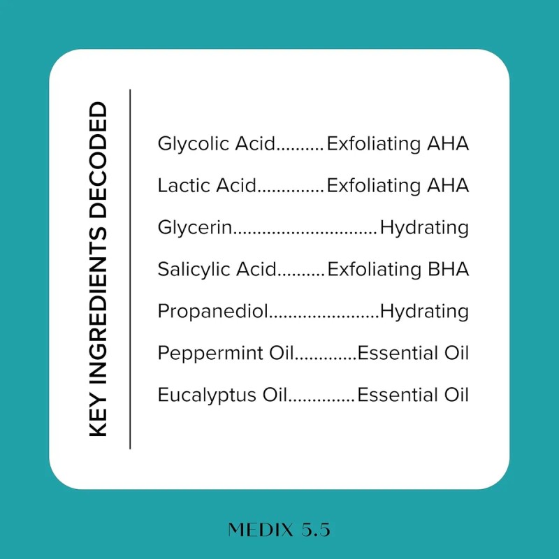 Medix 5.5 Gel Exfoliante De Ácido Glicólico + Ácido Láctico