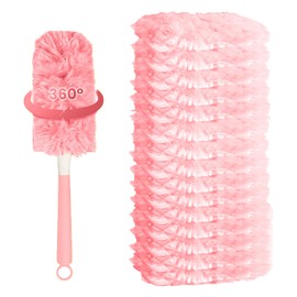 Flash Duster Dust Magnet Starter Kit Dust Magnet Refills 15 Pcs Compatible with 1 Handle 360 Degree Heavy Duty Dusting Kit with 4X Microfibers for Cleaning Blinds Furniture