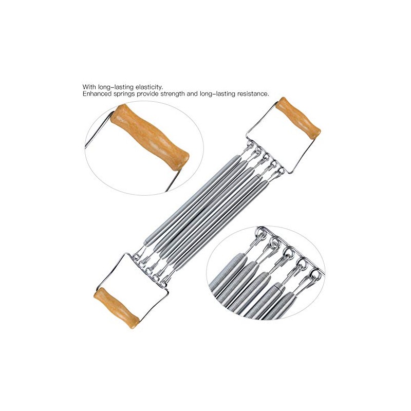 Keenso Fitness Chest Developer Expander, 5 Spring Chest Expander Pull