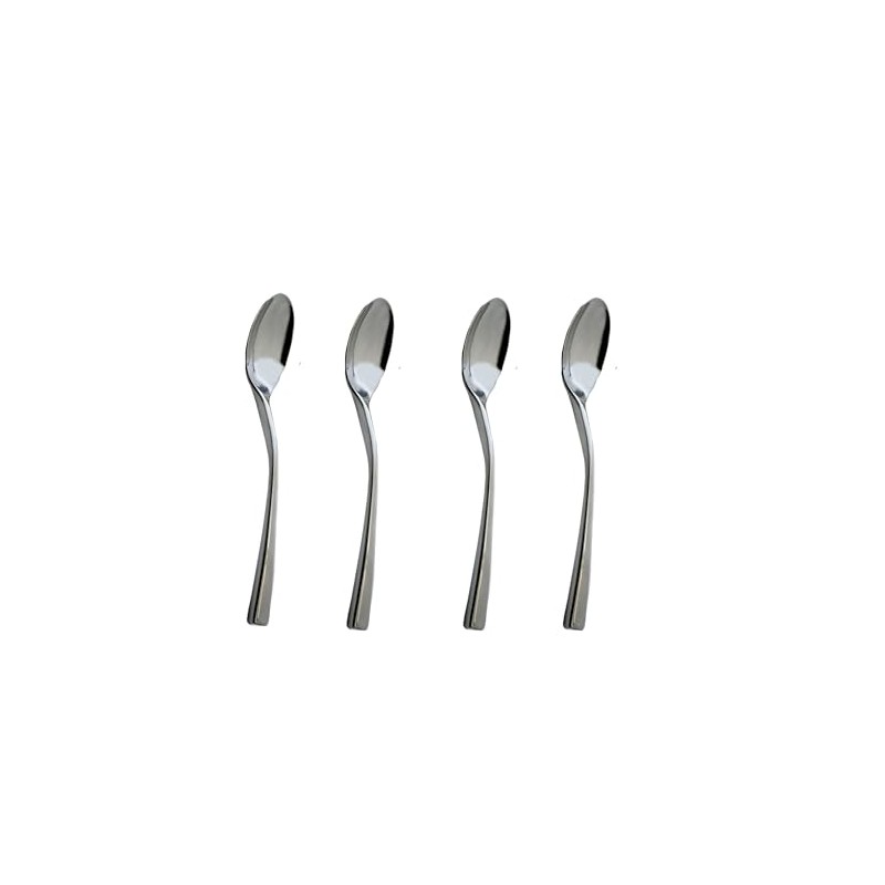 Knork Chrome Curve Teaspoon 4 Piece