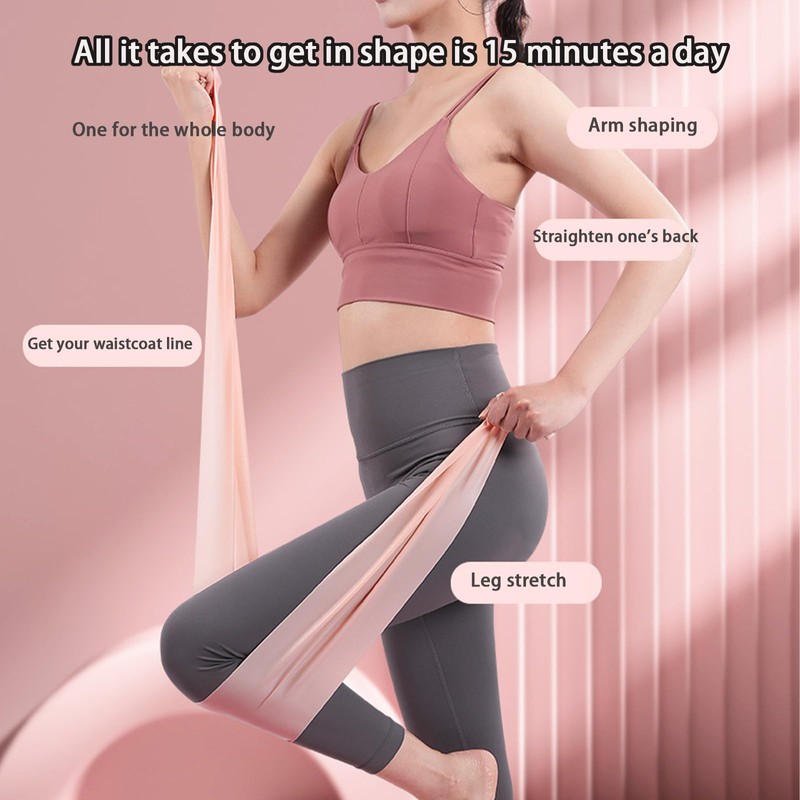 Taoluwin Resistance Band, Stretch Exercise Band with TPE Material, Full-Body