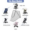 Universal Rain Cover for Pushchair, Transparent PVC Pram Rain Cover