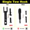 HY-SPEED A20-6014 Single Tow Hook with Pull Pin (A65-6008) and