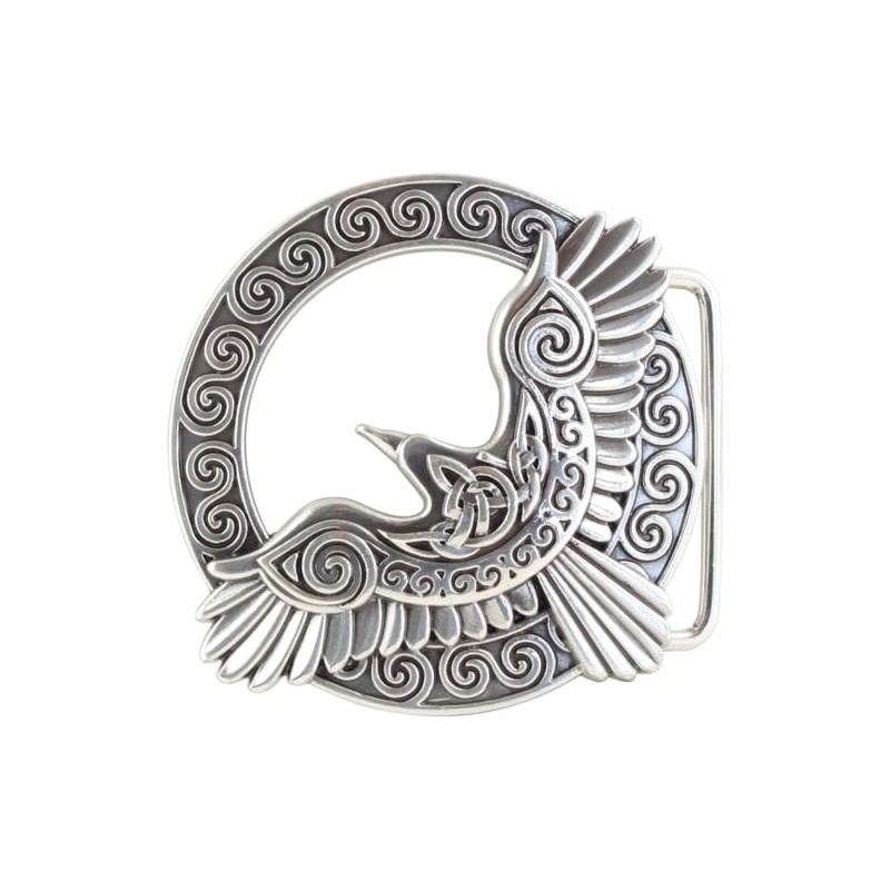 BELTINGER Belt Buckle Celtic Crow 4.0 cm Buckle Interchangeable Buckle
