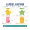 Esponjas de Baño para Bebé de Celulosa, Set de 4