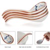Ceramic Soup Spoons Set of 4 Porcelain Japanese Soup Spoon