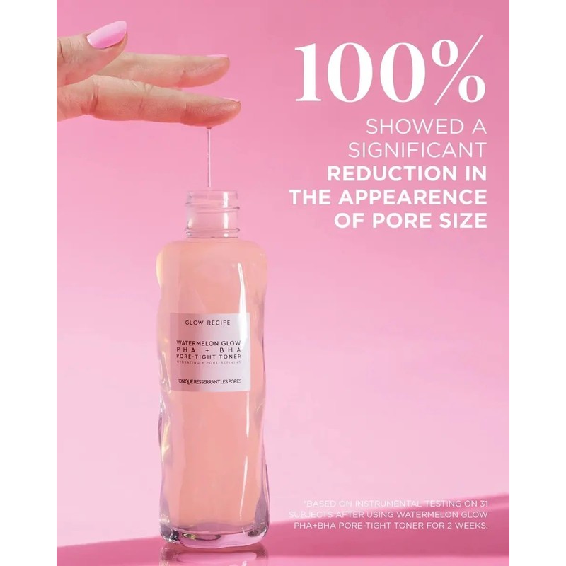 Glow Recipe Watermelon Glow Tónico Exfoliante PHA BHA Vegano 40ml