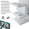 Gxeabg 8 PCS T Shape Glass Clamp, Aerometal Connector, Shower
