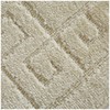 Lions 2 Piece Non Slip Striped Bath Mat & Pedestal