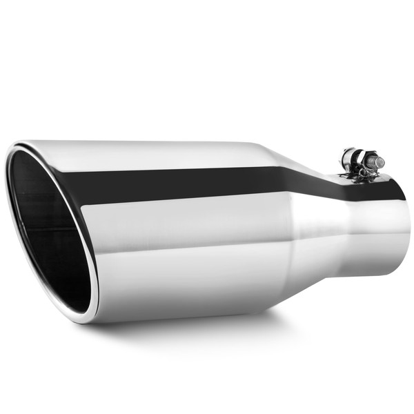 FUUNPOWER Exhaust Tip 3'' Inlet Exhaust tip 5'' Outlet 12''