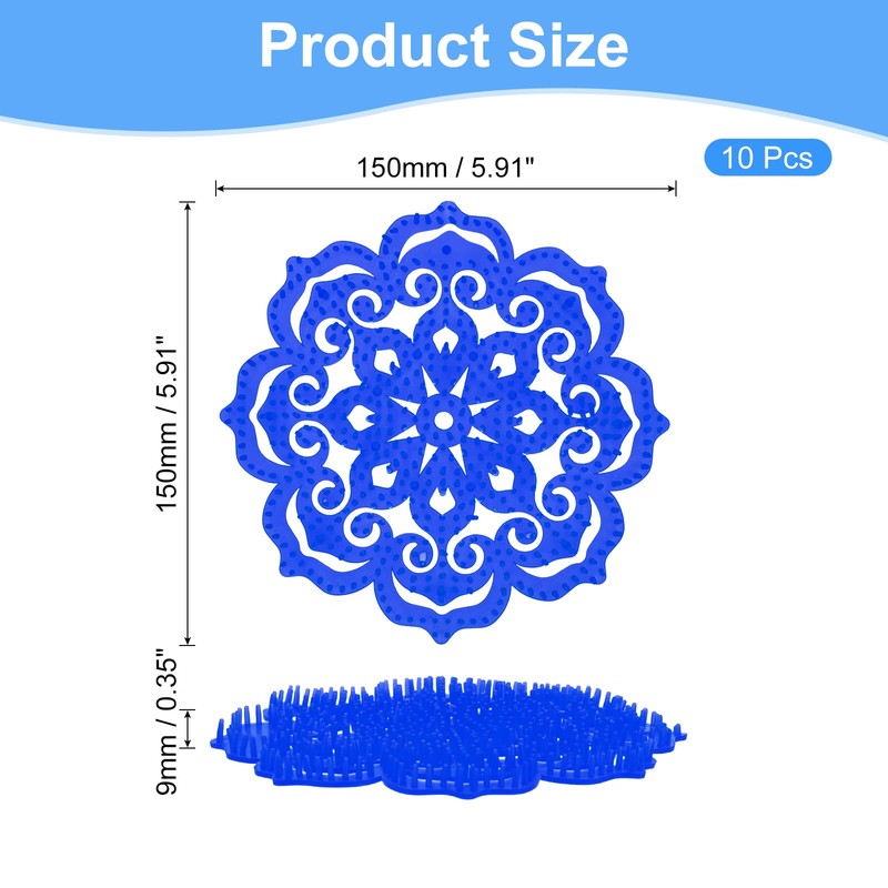 sourcing map 10Pcs Urinal Screen Deodorizer, Anti-Splash Scented Urinal Cakes