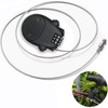 Bicycle Wire Lock, Winding Type, Wire Length 29.5 inches (75