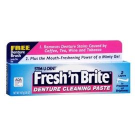 Fresh 'n Brite Denture Cleaning Paste, 3.8 Ounce (Pack of 4)