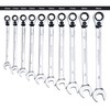 STARWORK TRUE MECHANIC™ 20 Pc. Reversible Ratcheting Combination Wrench Set,