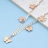 TseenYi Butterfly Necklace Choker Punk Tennis Chain Butterfly Choker Gold