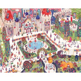 Pintoo Jigsaw Puzzles 2000 Piece for Adults - JIOMO - Ivory Tower Beautiful Plastic Puzzle for Home Decor Zero Dust Easy Storage [H2358]