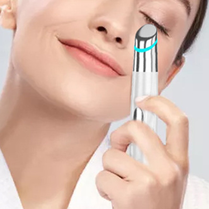 Electric Heated Eye Lip Massage Wand Vibration Wrinkle Removal Skin