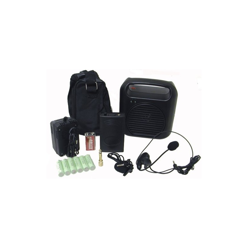 Hisonic HS110R Rechargeable & Portable Wireless PA System, Like Smaller