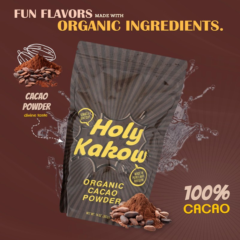Holy Kakow Cacao Powder - Organic Cacao Powder, Cacao, Gluten