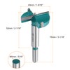 QUARKZMAN Forstner Drill Bit 1-9/16 Inch (40 mm) Tungsten Carbide