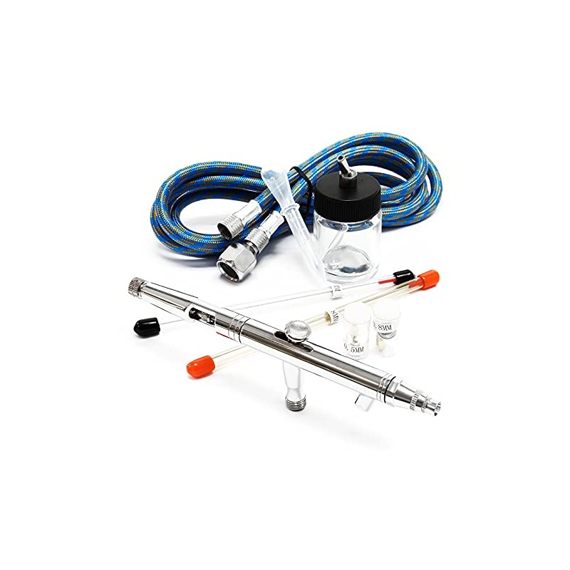 Wiltec Airbrush Gun Type 182K with Double Action Function, Nozzle