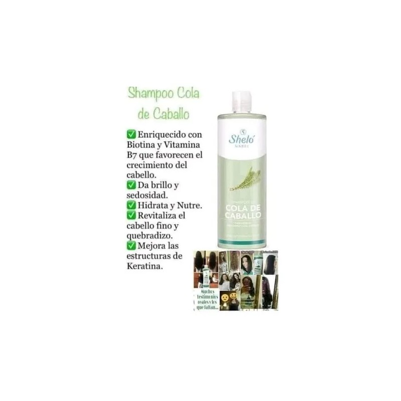 Shampoo Y Gomitas Para Cuidado Del Cabello, Shelo Nabel.