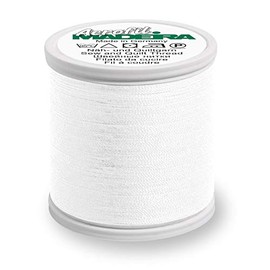 MADEIRA 9125-8010 2-Ply Aerofil Polyester Sewing & Quilting Thread, 120WT/440YD, White